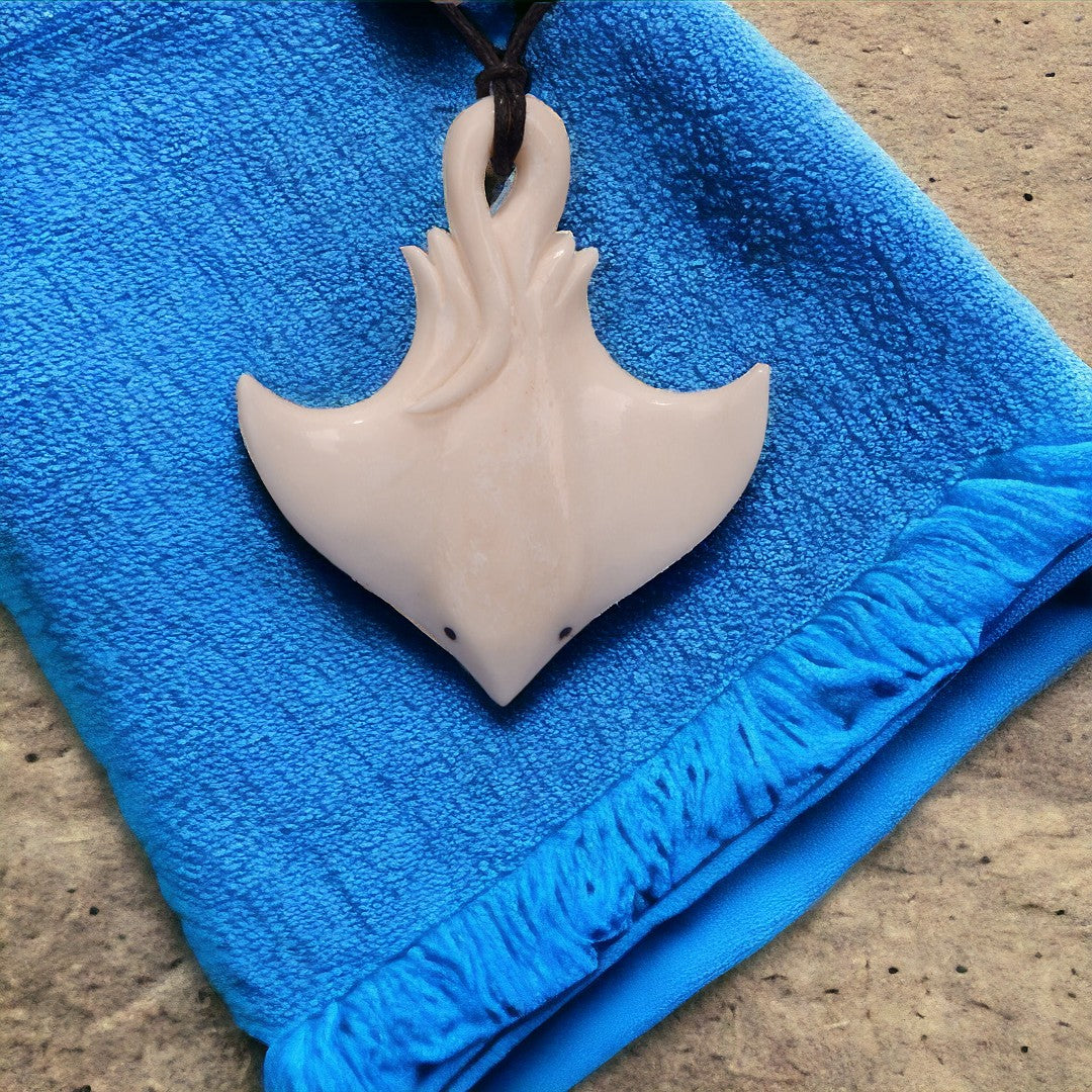 Bone Stingray Pendant