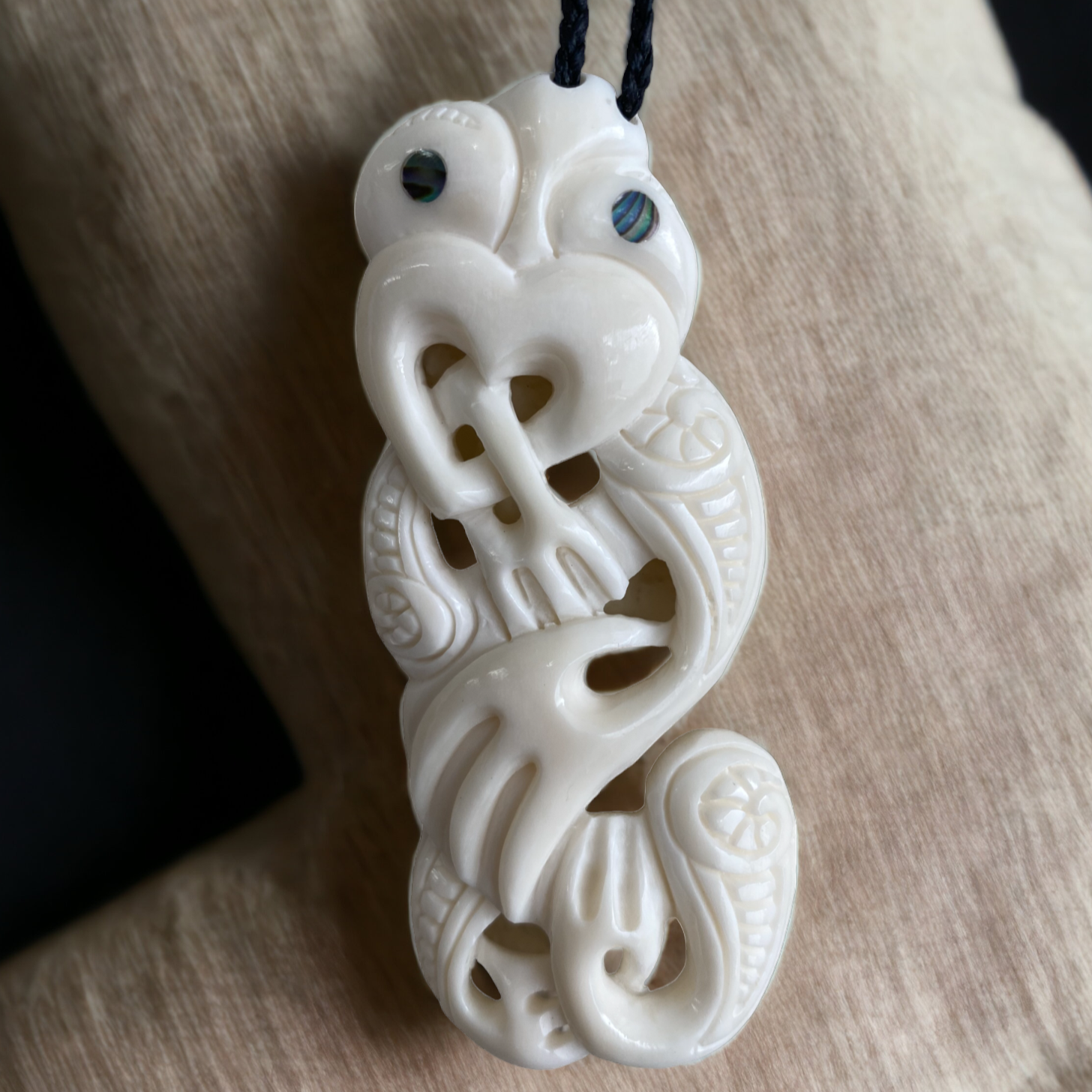 Bone Tiki Pendant