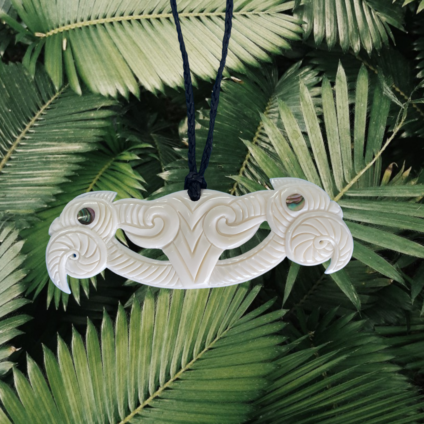 Bone Pekapeka Pendant 