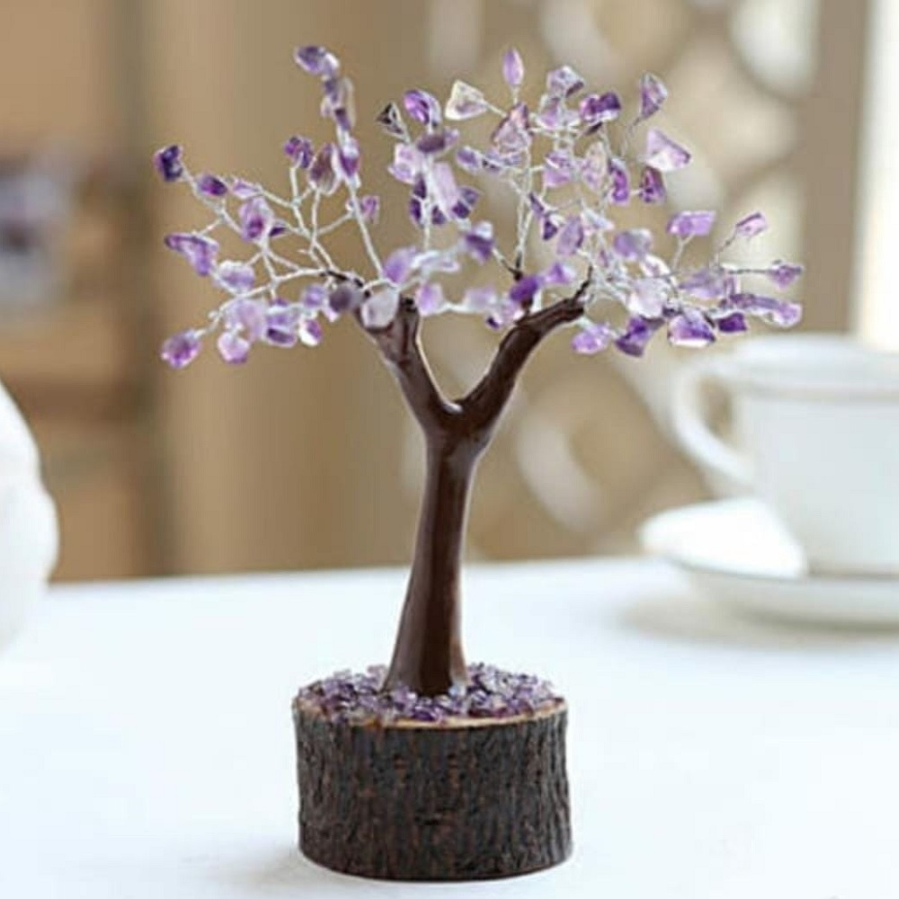 Crystal Gemstone Tree - Amethyst