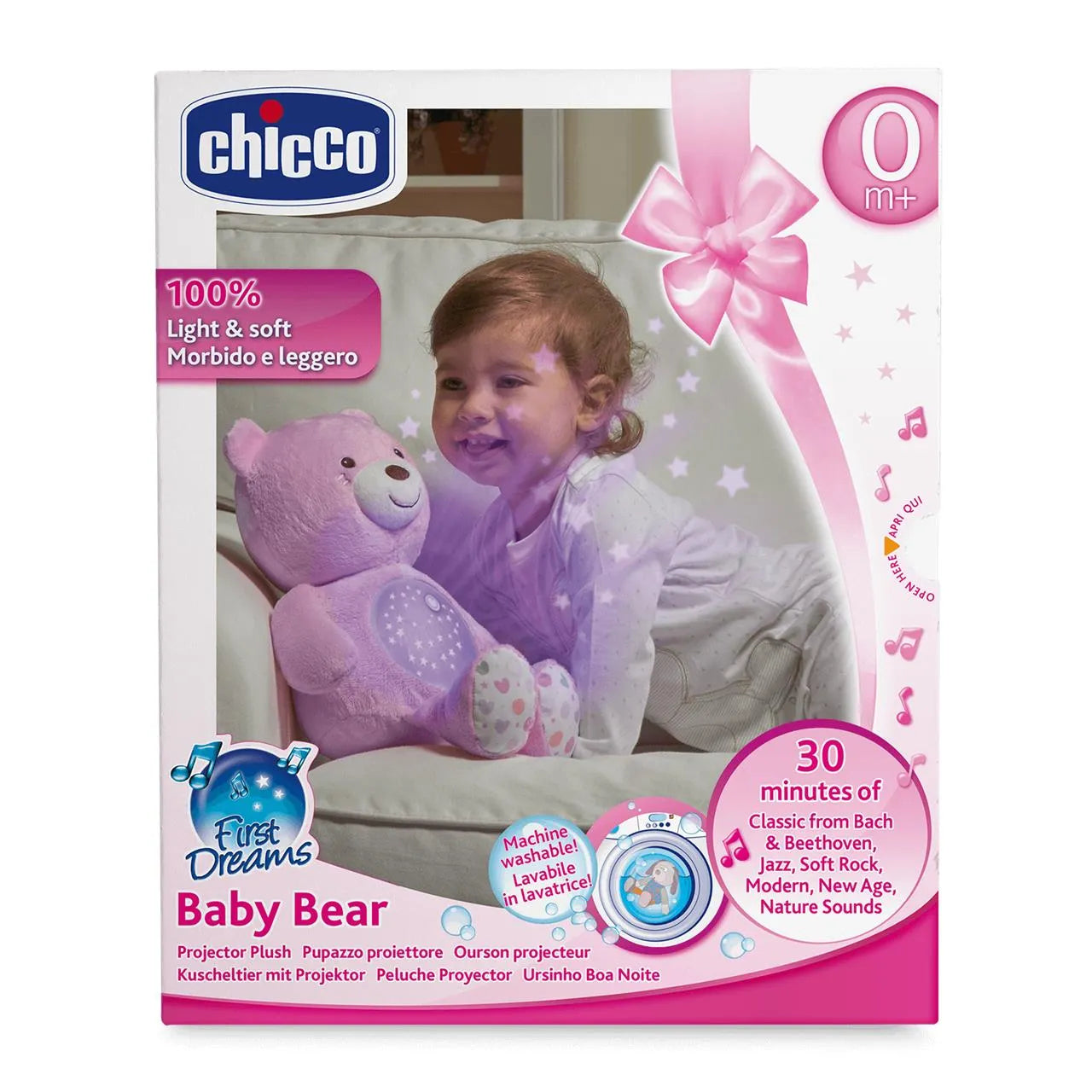 Chicco First Dreams Baby Bear Pink