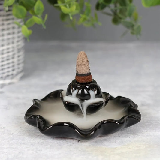 Incense Backflow Burner - Lotus Pool