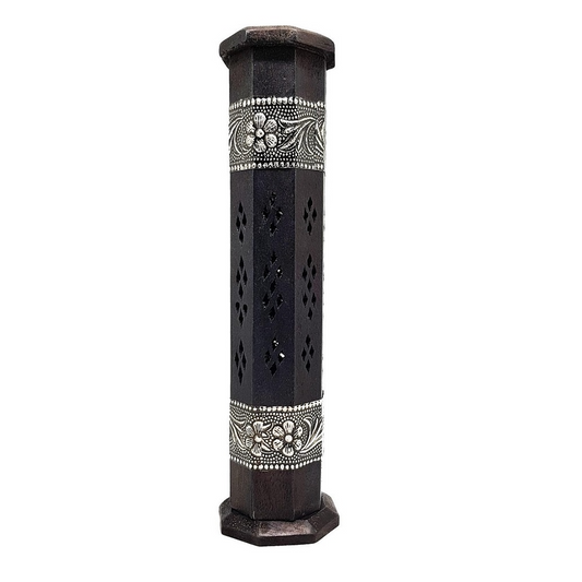 Floral Incense Tower Black