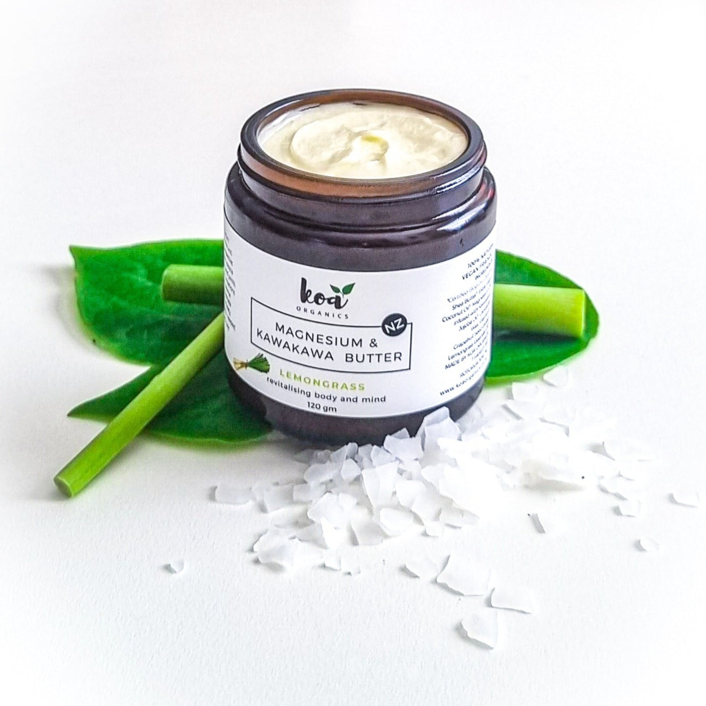 Koa Organics Magnesium & Kawakawa Body Butter with Lemongrass