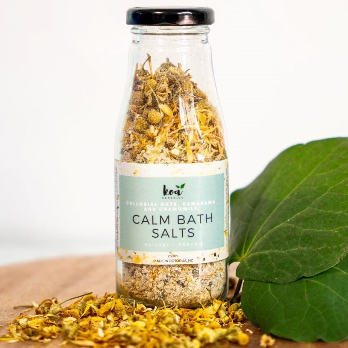 Koa Organics Calm Bath Salts - Kawakawa & Oats 250ml