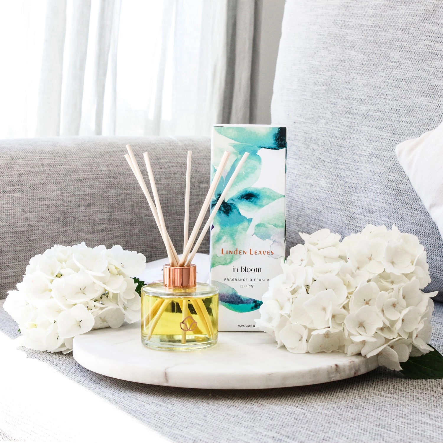 Linden Leaves In Bloom Diffuser Aqua Lily 100ml