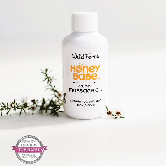 Wild Ferns Honey Babe Calming Massage Oil